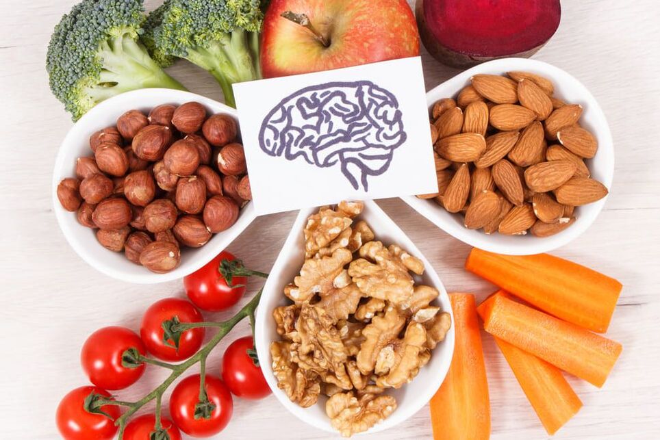 Nüsse und Gemüse sind gut für Gedächtnis und Gehirn